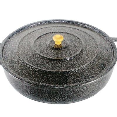 Frigideira Panela Alça de Alumínio Fundido Craqueada 26cm
