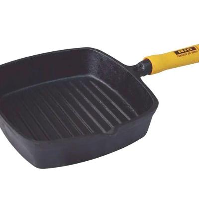 Frigideira Ferro Fundido Frisada Cook Grill 22x22cm