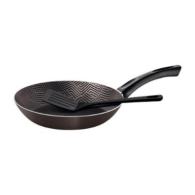 Frigideira Paris Antiaderente Starflon Max Chumbo Com Espátula De Nylon 24 Cm 1,2 L