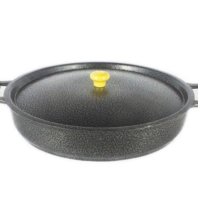 Frigideira Alumínio Fundido Craqueada Alça Meia Lua 26cm
