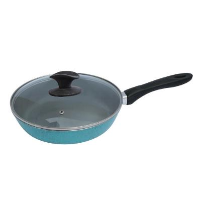 Frigideira Azul Antiaderente Em Cerâmica Javali Cb 16Cm