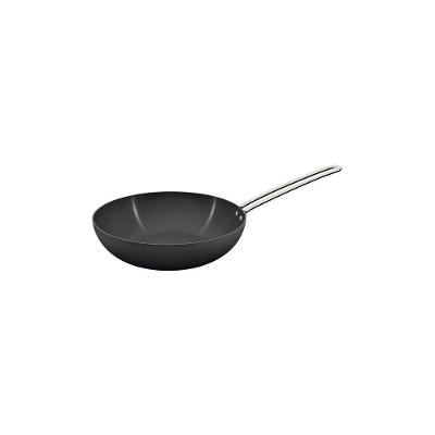 Wok Churrasco Tramontina Em Alumínio Anodizado Com Cabo De Aço Inox 24 Cm 2,2 L Tramontina