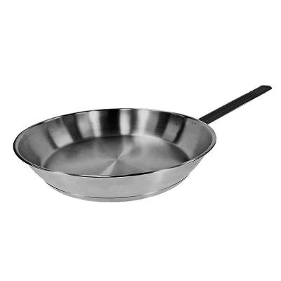Frigideira Aço Carbono 1mm Cabo Ferro Fritura 2300ml 30cm