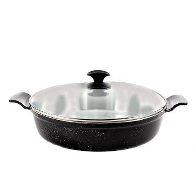 Frigideira Preto Liso Alumínio Fundido Usinado Javaliaa 30cm