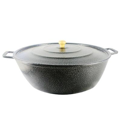 Tacho Restaurante Alça de Alumínio Fundido Craqueado 32cm