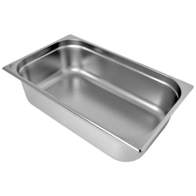 Kit 4 Cubas Gastronomica Inox 1/1X150mm Com Tampas Brasinox