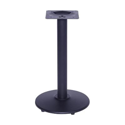 Mesa Zeta Em Ferro Preto 72,50 Cm (altura) Com Disco Redondo