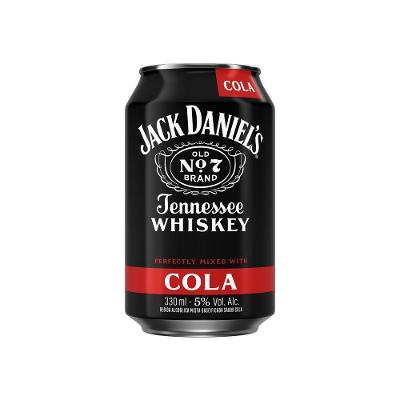 Bebida Alcoólica Whiskey Jack Daniel's Nº7 Cola Lata 330ml