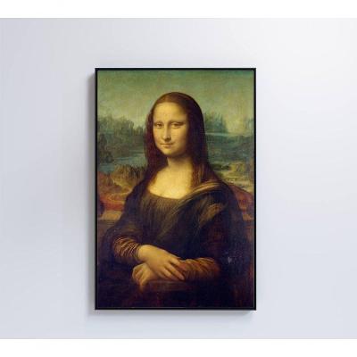 Quadro Clássico Monalisa 40x60 Cm Vidro Impresso
