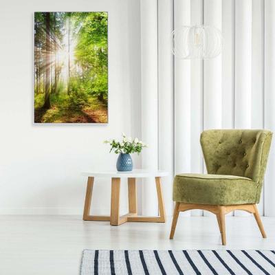 Quadro árvore Verde 1 40x60 Cm Vidro Impresso