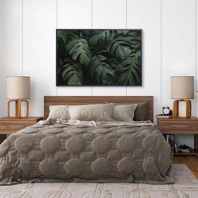 Quadro Folhas 120x80 Cm Tecido Canvas