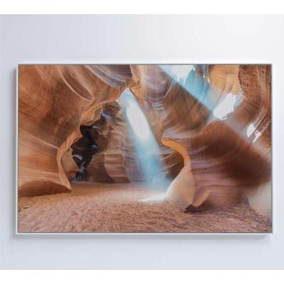 Quadro Labirintos Nas Rochas 120x80 Cm Tecido Canvas