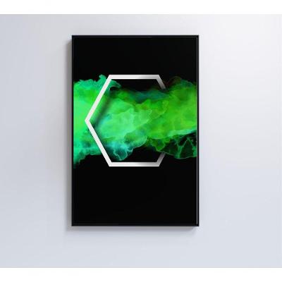 Quadro Hexágono Playstation 120x80 Cm Tecido Canvas