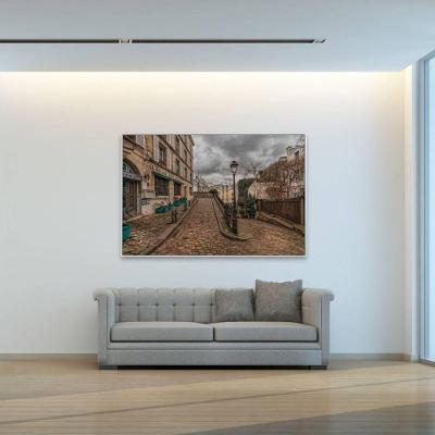 Quadro Au Clair De La Lune 60x40 Cm Tecido Canvas