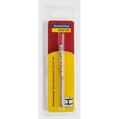 Broca Para Aço 6x93 Mm Tramontina Em Aço Rápido Hss Din 338 Tramontina