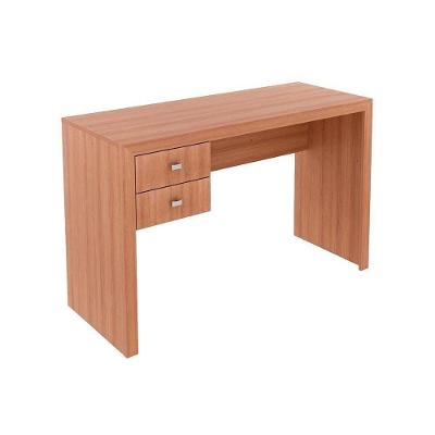 Mesa de Computador ME-4123 c/ 2 Gavetas Amêndoa - Tecno Mobili