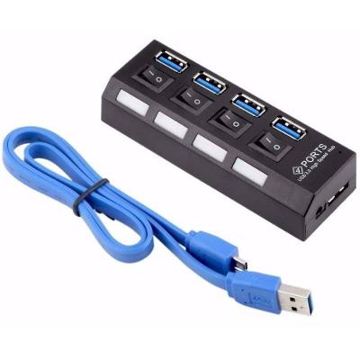 Hub Usb 3.0 4 Portas Gv, C/ Fonte - Hub.466
