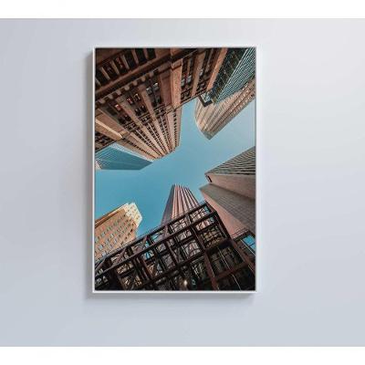 Quadro Nova York Prédios 40x60 Cm Tecido Canvas