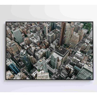 Quadro Metrópole 90x60 Cm Tecido Canvas