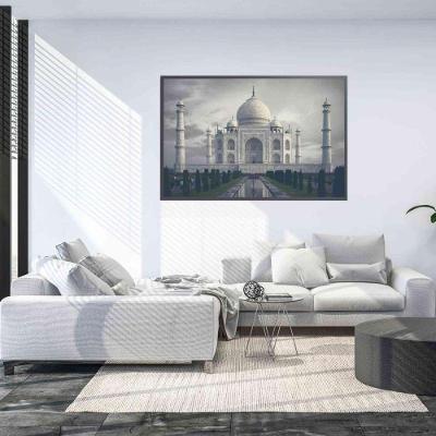 Quadro Taj Mahal 120x80 Cm Tecido Canvas