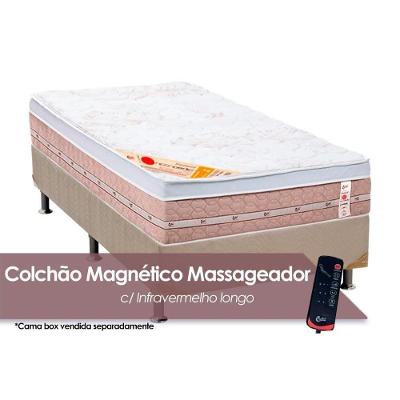 Colchão Solteiro Magnético c/Vibro Massagem  Niponpedic Molas Tecnopedic (88x188x31) - Castor