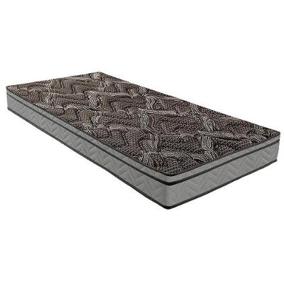 Colchão Solteiro Espuma D28 / EP Anatômico Conforto Firme Euro Pillow Gray (88x188x17) - Paropas
