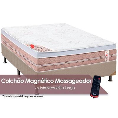 Colchão Casal Magnético c/Vibro Massagem  Niponpedic Molas Tecnopedic (138x188x31) - Castor