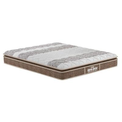 Colchão King Ortopédico D33 / EP Anatômico Firmepedic Guarda Costas PróIntense Plus Pillow Top Brown (193x203x28) - Probel
