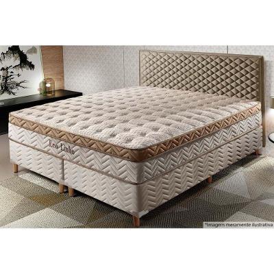 Colchão Queen Molas MasterPocket Ensacadas Eco Linho Euro Pillow (158x198x32) - Paropas