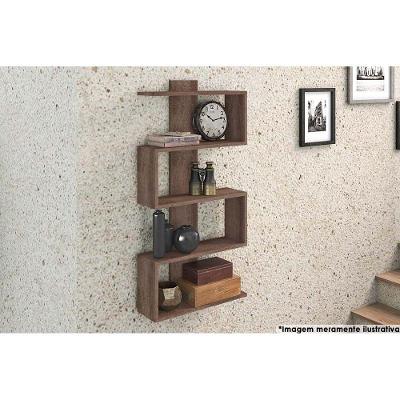 Prateleira Quarto Casal AM 3087 Rustico - Movelbento