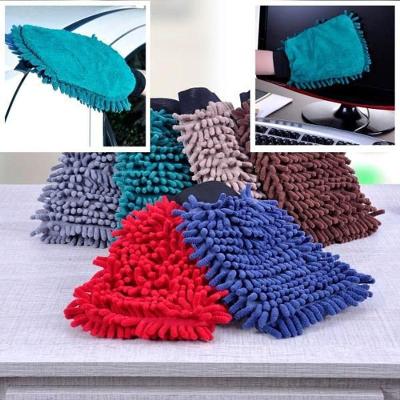 Luva Multiuso Chenille Macarrão Panosul Cores Sortidas