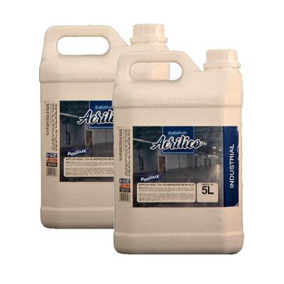 Kit 2 Acabamento Acrílico Polilux Limpeza Carro Líquida 5l