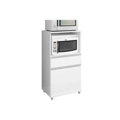 Multiuso de Cozinha Balcão  ASM142 c/ 1 Porta e 1 Gaveta Branco - Movelbento