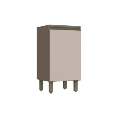 Módulo Cozinha Henn Connect Balcão  c/ 1 Porta s/ Tampo Duna/Cristal