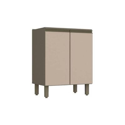 Gabinete de Cozinha Modulado Balcão Connect c/ 2 Portas s/ Tampo Duna/Cristal - Henn