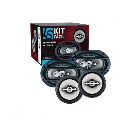 Kit Fácil Alto Falante 6x9 / 6" 340w Leson