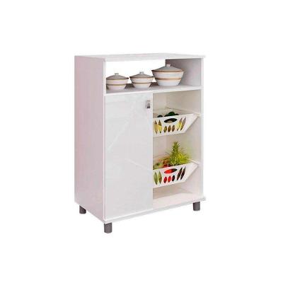 Balcão Fruteira Cozinha FR2003 c/ 1 Porta 60cm Branco - Movelbento