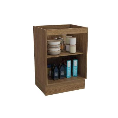 Balcão de Cozinha Botanic M629 1 Porta 60cm p/ Cooktop - Kappesberg Nogueira/Fendi/Nogueira - Kappesberg