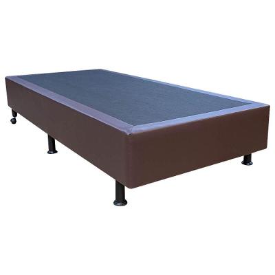 Base Cama Box Solteiro Corano Marrom