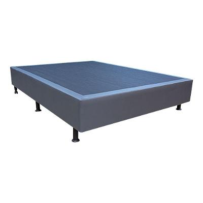 Base Cama Box Casal Corano Cinza