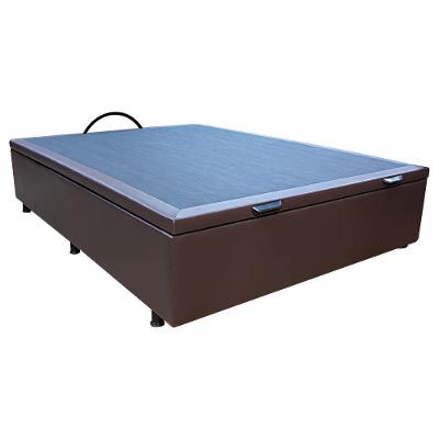 Base Cama Box Baú Casal Corano Marrom