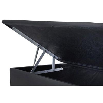 Cama Box Baú Universal Queen Courano Nero Black (158x198x35) - Ortobom