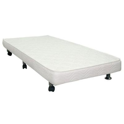 Cama Box Base c/Auxiliar Solteiro Revolution Courano White (88x188) - Ortobom