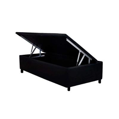 Cama Box Baú Solteiro Universal Courano Black (88x188x35) - Costa Rica
