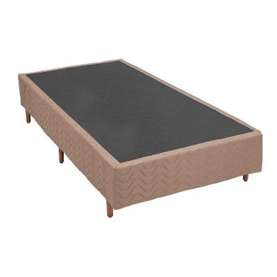 Cama Box Base Solteiro Universal Bordado Clean (88x188x25) - Polar