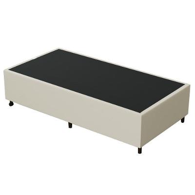 Base Para Cama Box Solteiro 88X188Cm Hit Corano Bege- Mpozenato