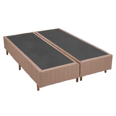 Cama Box Base Queen Universal Bordado Clean (158x198x25) - Polar