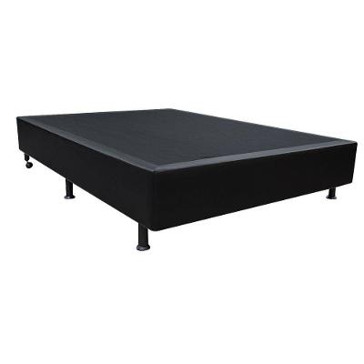 Base Box Para Cama Viúva 128x188cm Liz S05 Sintético Preto - Mpozenato