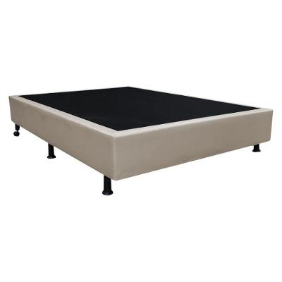 Base Box Para Cama Viúva 128x188cm Liz S05 Sintético Bege - Mpozenato