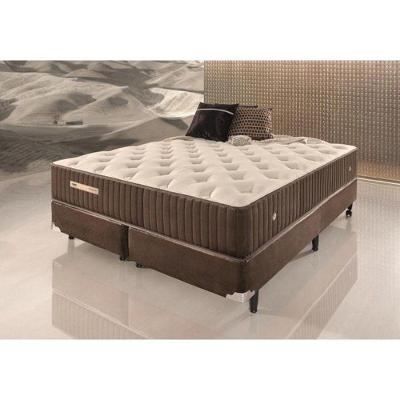 Base Cama Box Veludine 0,79 X 1,98 X 0,25cm Wk09 Ecoflex Marrom